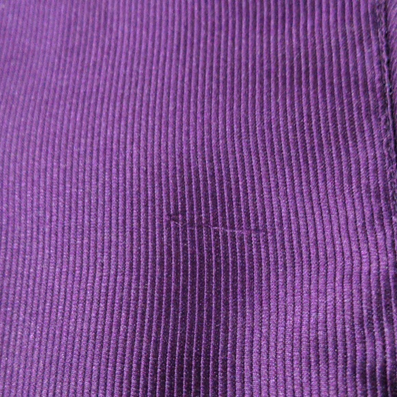 Aidan by Aidan Mattox Purple Silk Dress with Green Lining Size 0 Ruffle Blouson - Picture 6 of 10